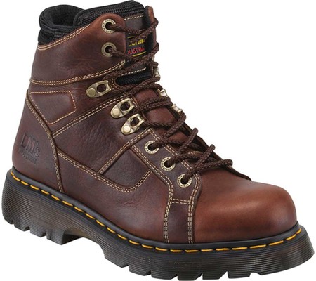 

Мужские ботинки Dr. Martens Work Ironbridge Tec-Tuff Safety Toe 8 Tie Boot Teak Industrial Trailblazer Tumbled Leather 48