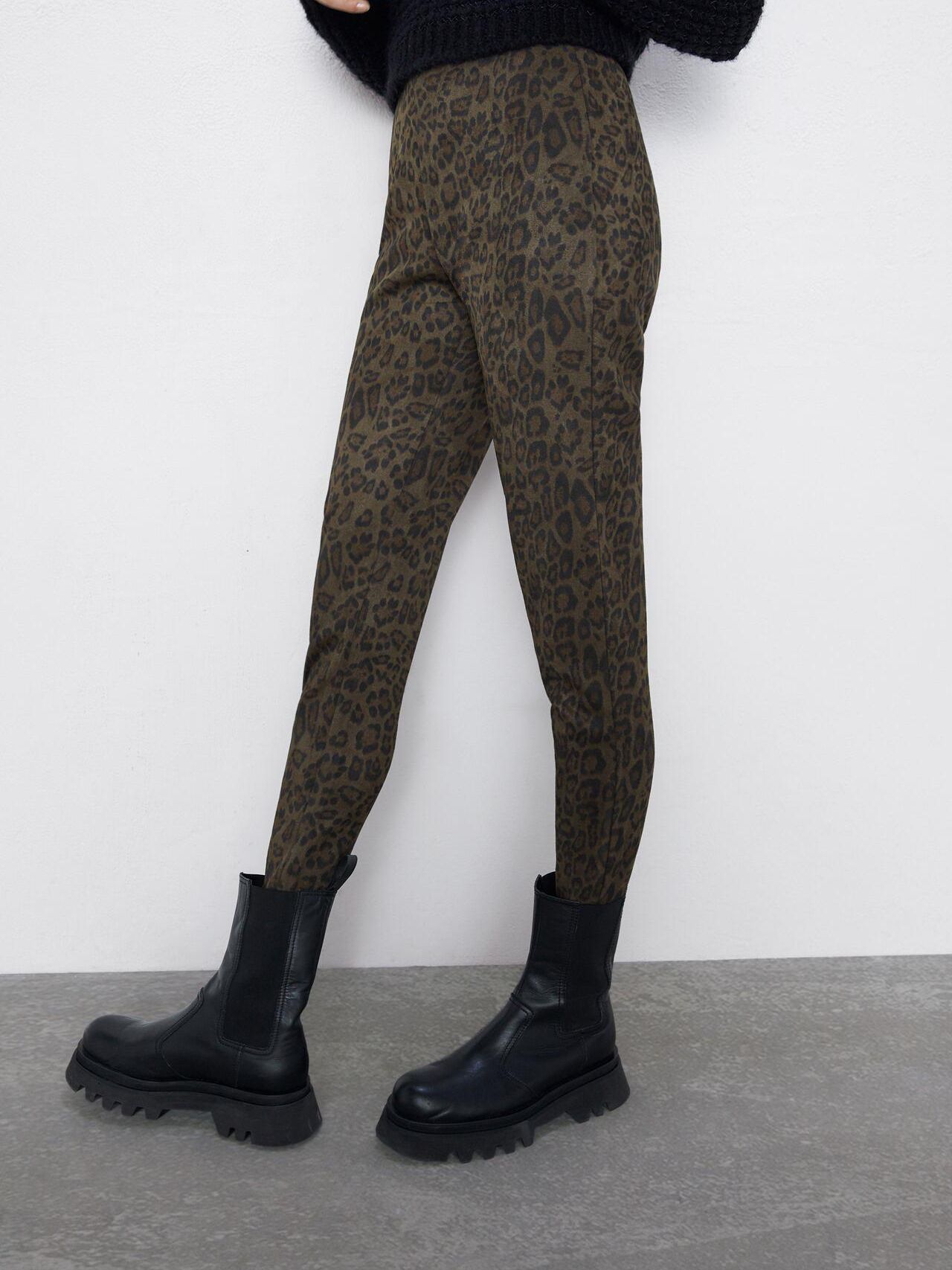 

Брюки Zara 4387/272/505-AAON S Леопардовые