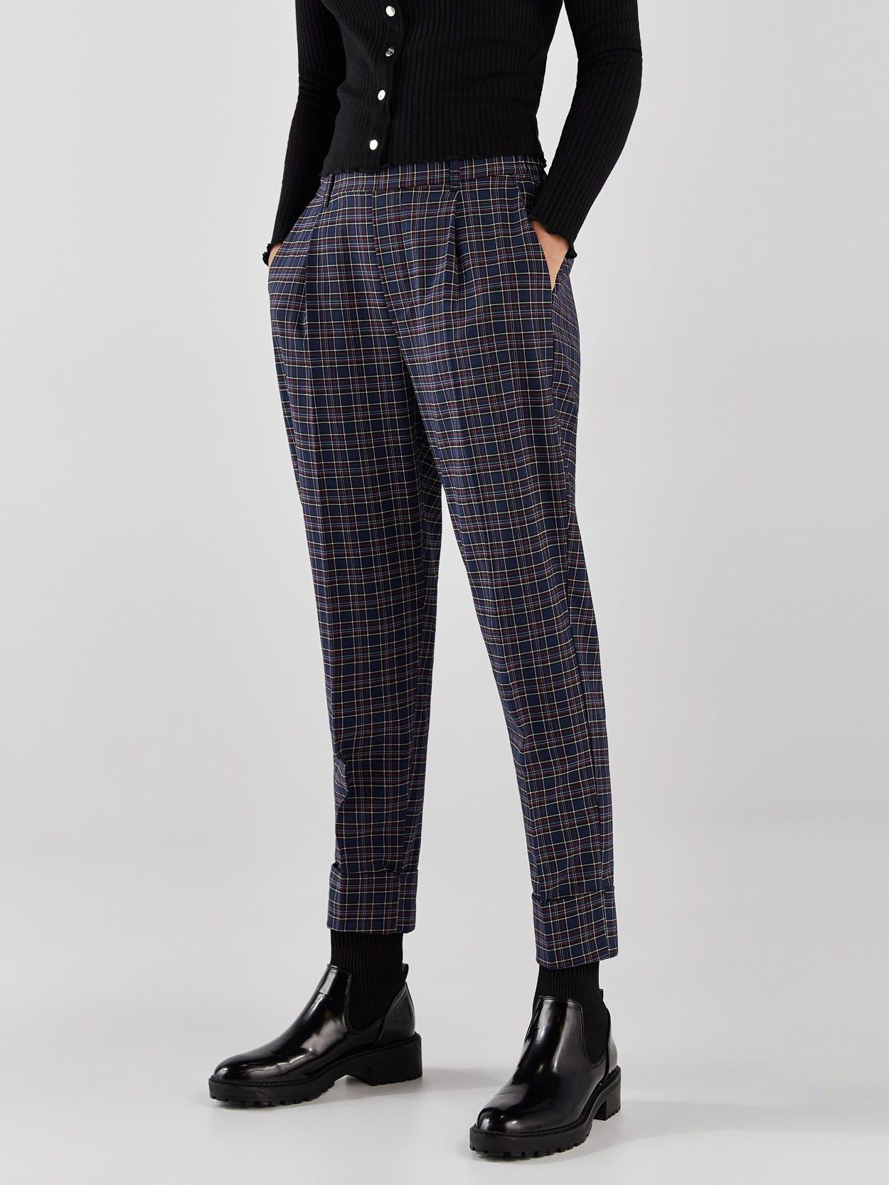 

Брюки Bershka 5065/168/485-AATV XS Темно-синие