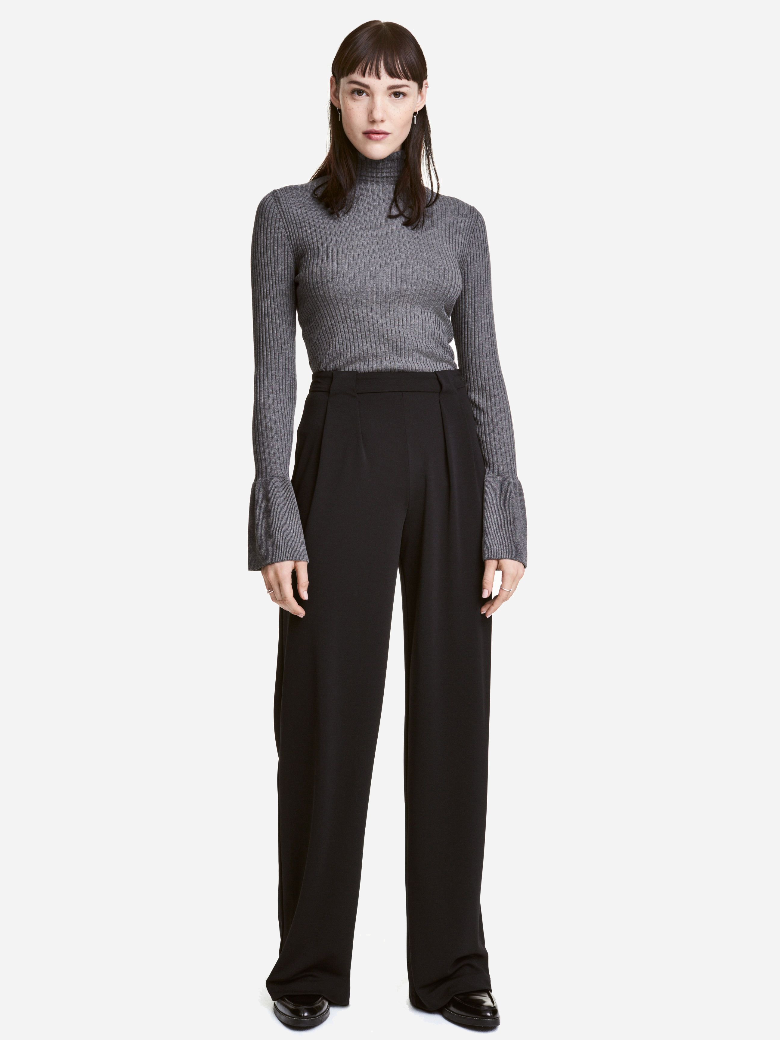 

Брюки H&M 4769035-AAAD 42 Черные