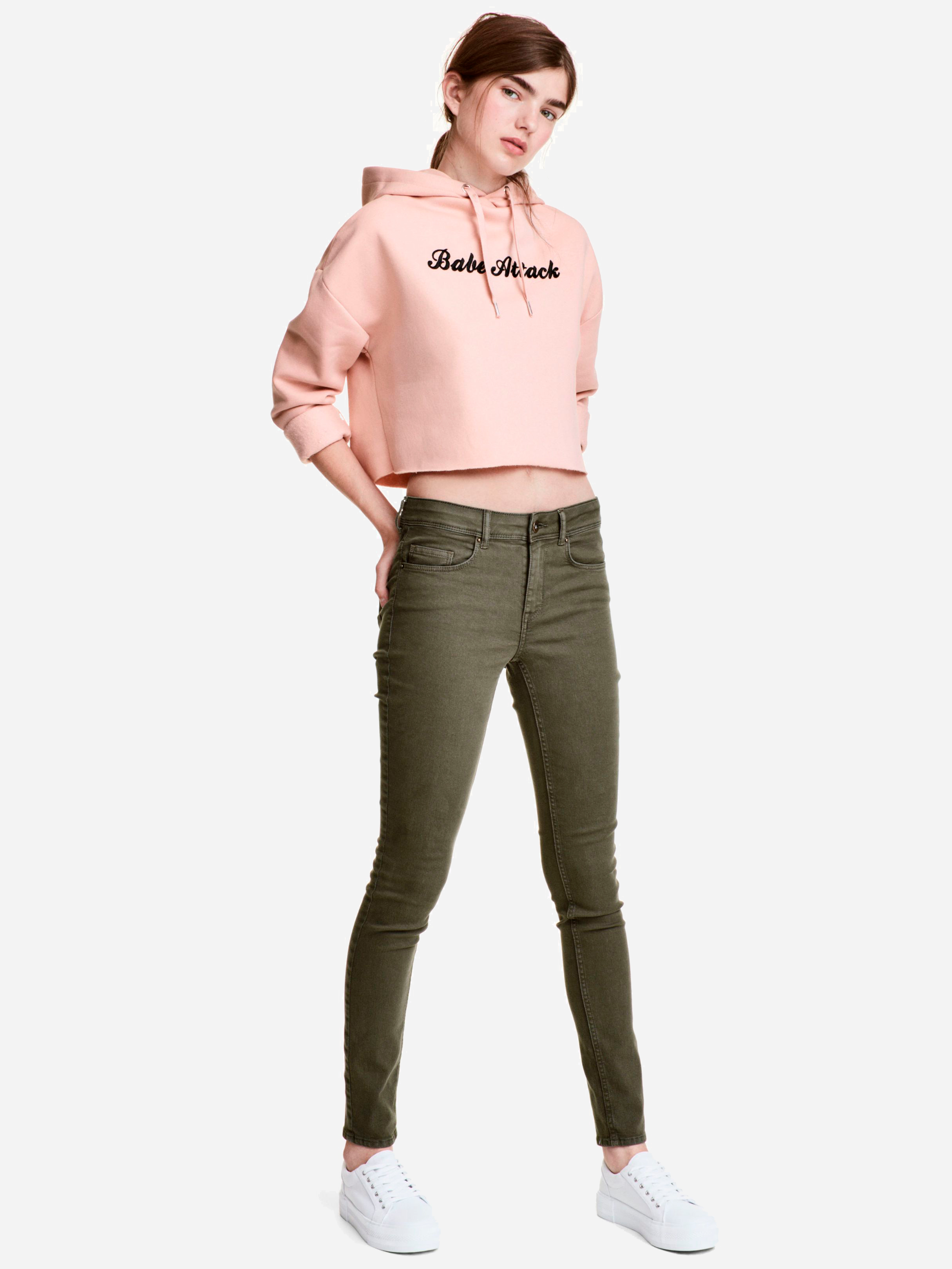 

Джинсы H&M 4127074-ACVU 42 Оливковые