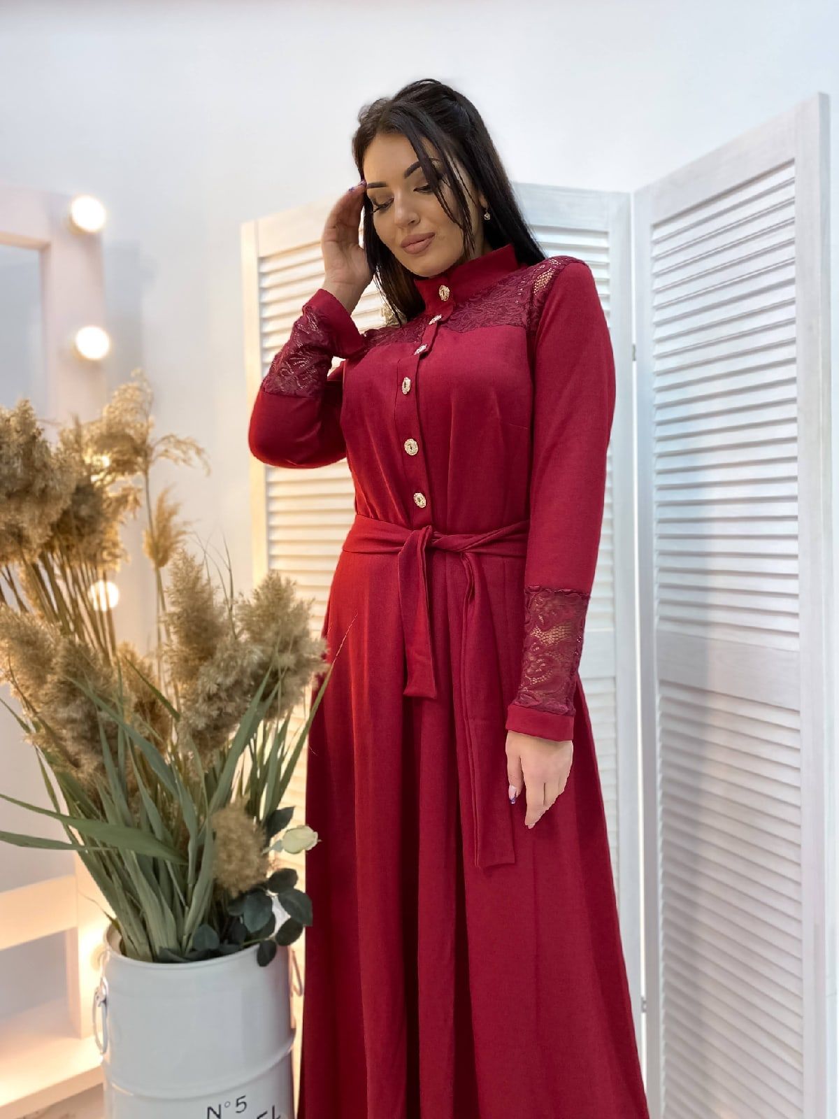 

Платье DNKA ак0536 50-52 Бордовое