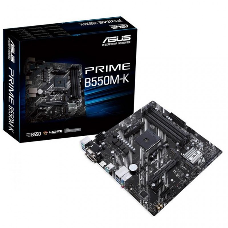 

Материнская плата Asus Prime B550M-K (sAM4, AMD B550, PCI-Ex16)