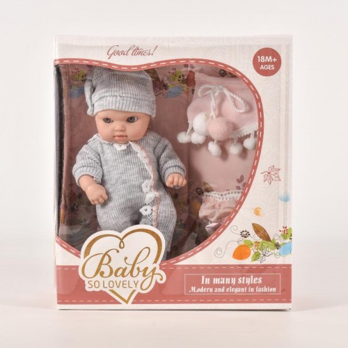 

Пупс с одежкой Baby so lovely 20 см 1907-2