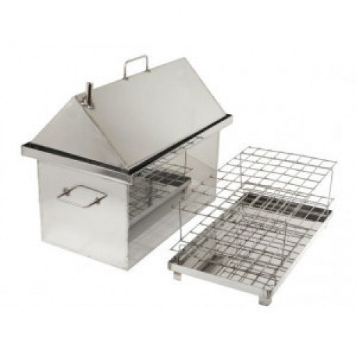 

Коптильня горячего копчения Smokki House Большая (520х320х400)2,0мм