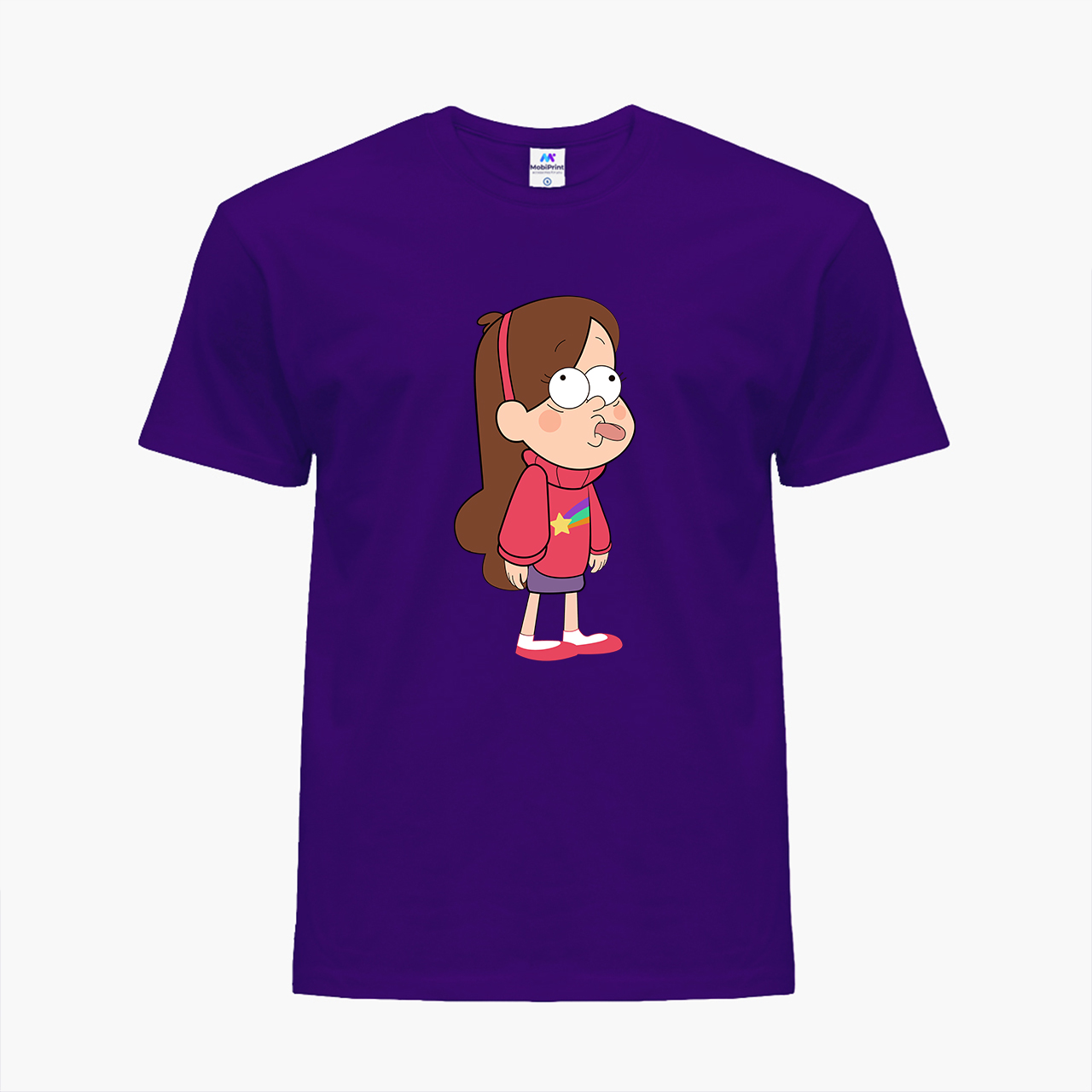 

Детская футболка Гравити Фолз Мейбл Пайнс (Gravity Falls Mabel Pines) (25186-2625) 122-128 см Хлопок Фиолетовый