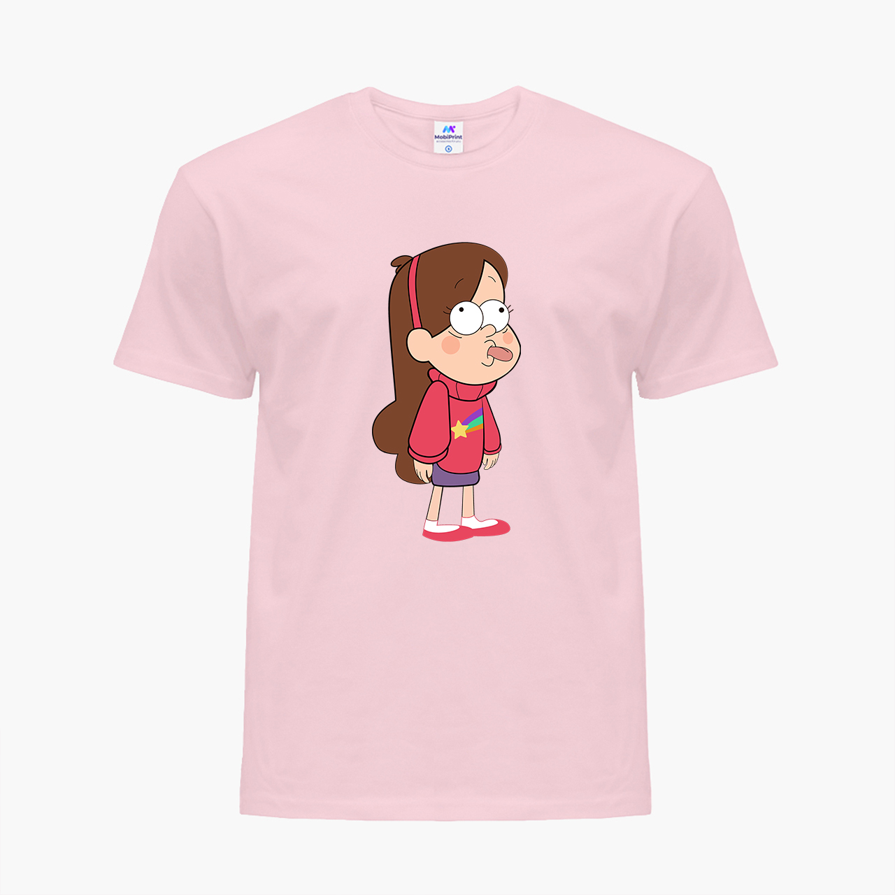 

Детская футболка Гравити Фолз Мейбл Пайнс (Gravity Falls Mabel Pines) (25186-2625) 134-140 см Хлопок Розовый