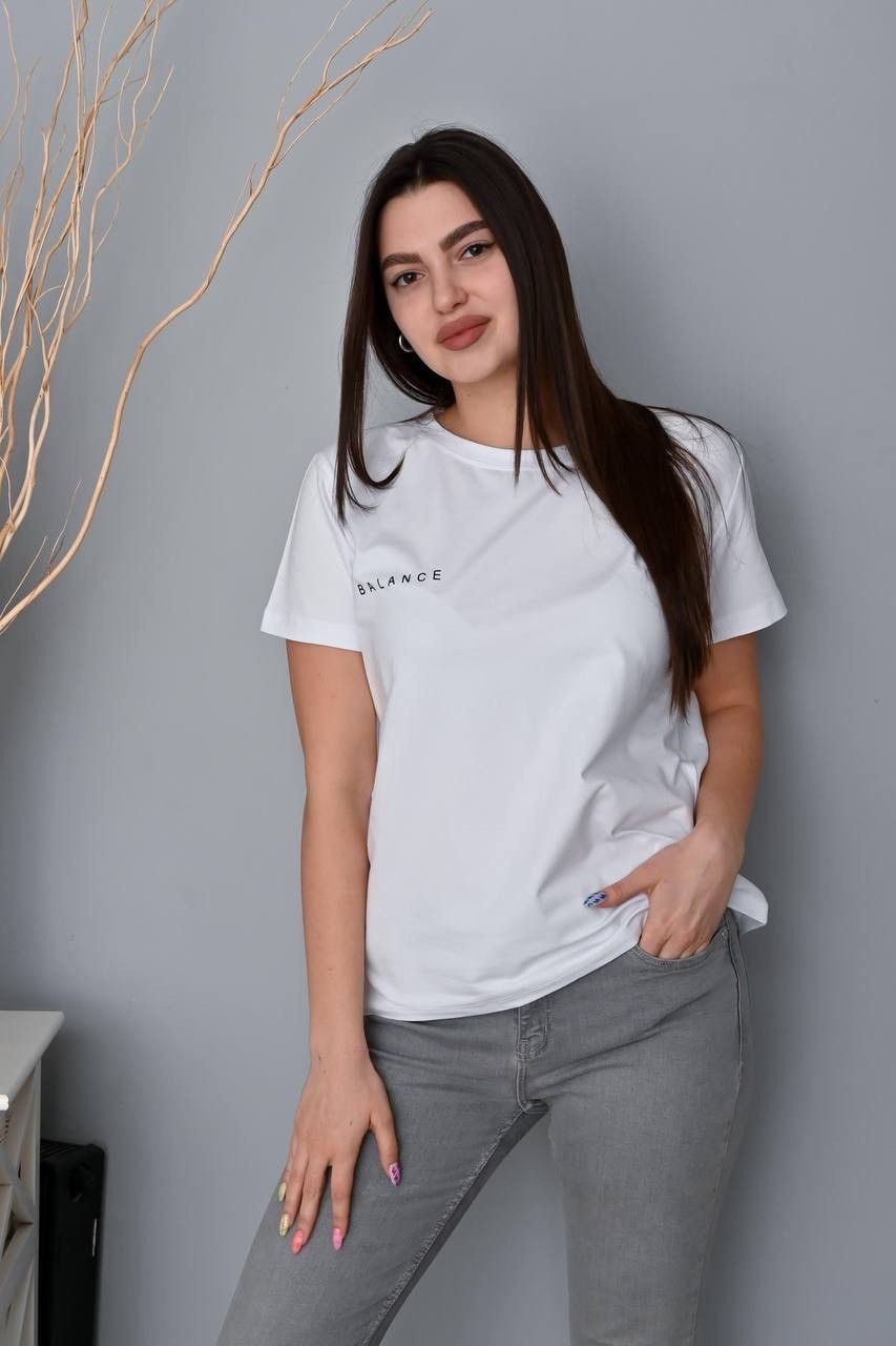 

Футболка NA BALANCE, белая, L/XL