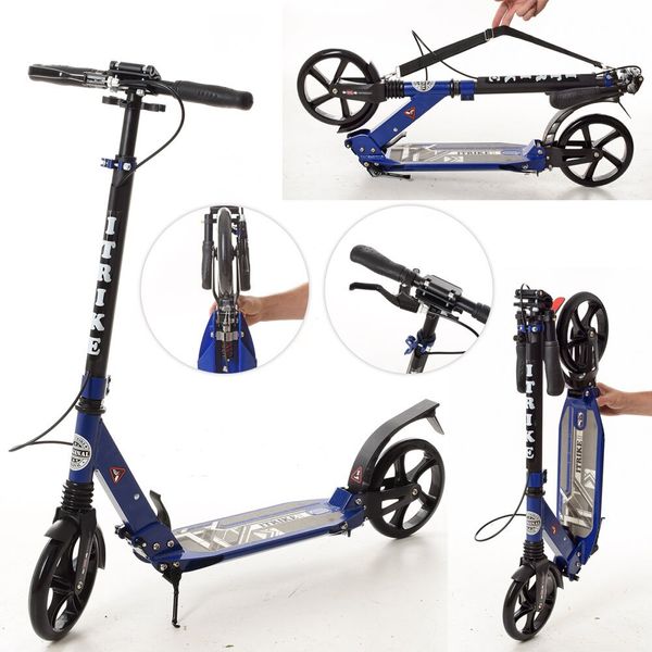 

Самокат взрослый iTrike SR 2-018-9-BL Blue