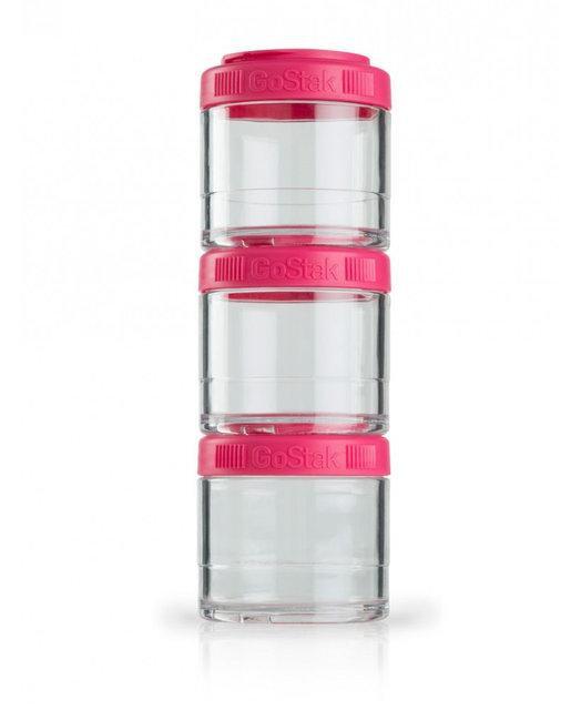

Контейнер спортивный BlenderBottle GoStak 3 Pak 300мл Pink (original)