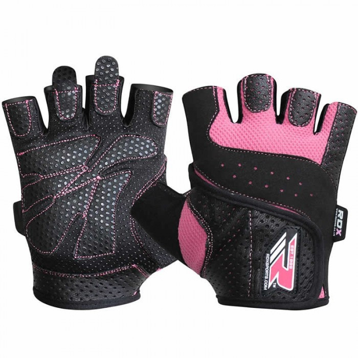 

Перчатки для фитнеса женские RDX Pink L (20108)