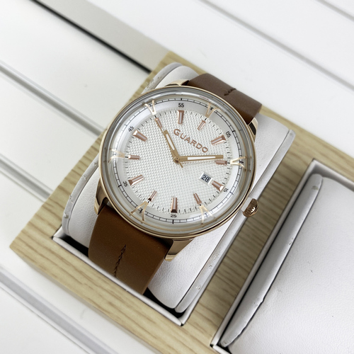 

Часы наручные Guardo 012651-6 Brown-Cuprum-White