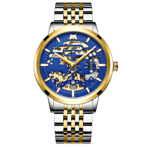 

Часы наручные Megalith 8204M Silver-Gold-Blue