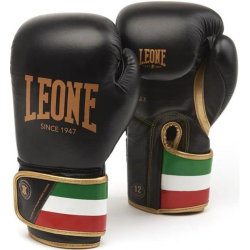 

Боксерские перчатки Leone Italy Black 10 ун. (500084)