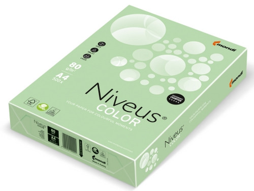 

Бумага цветная пастель Niveus MG28 500 листов А4 80 г/м2 зеленый (A4.80.NVP.MG28.500)
