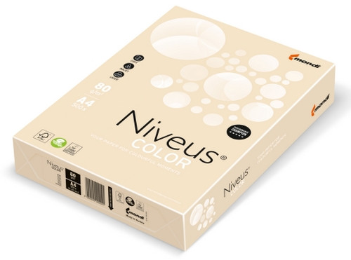 

Бумага цветная пастель Niveus CR20 500 листов А4 80 г/м2 кремовый (A4.80.NVP.CR20.500)