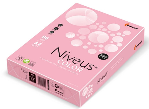 

Бумага цветная пастель Niveus PI25 500 листов А4 80 г/м2 розовый (A4.80.NVP.PI25.500)
