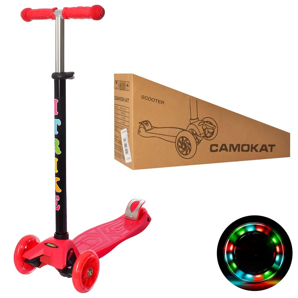 

Самокат iTrike Maxi JR 3-003-R Red