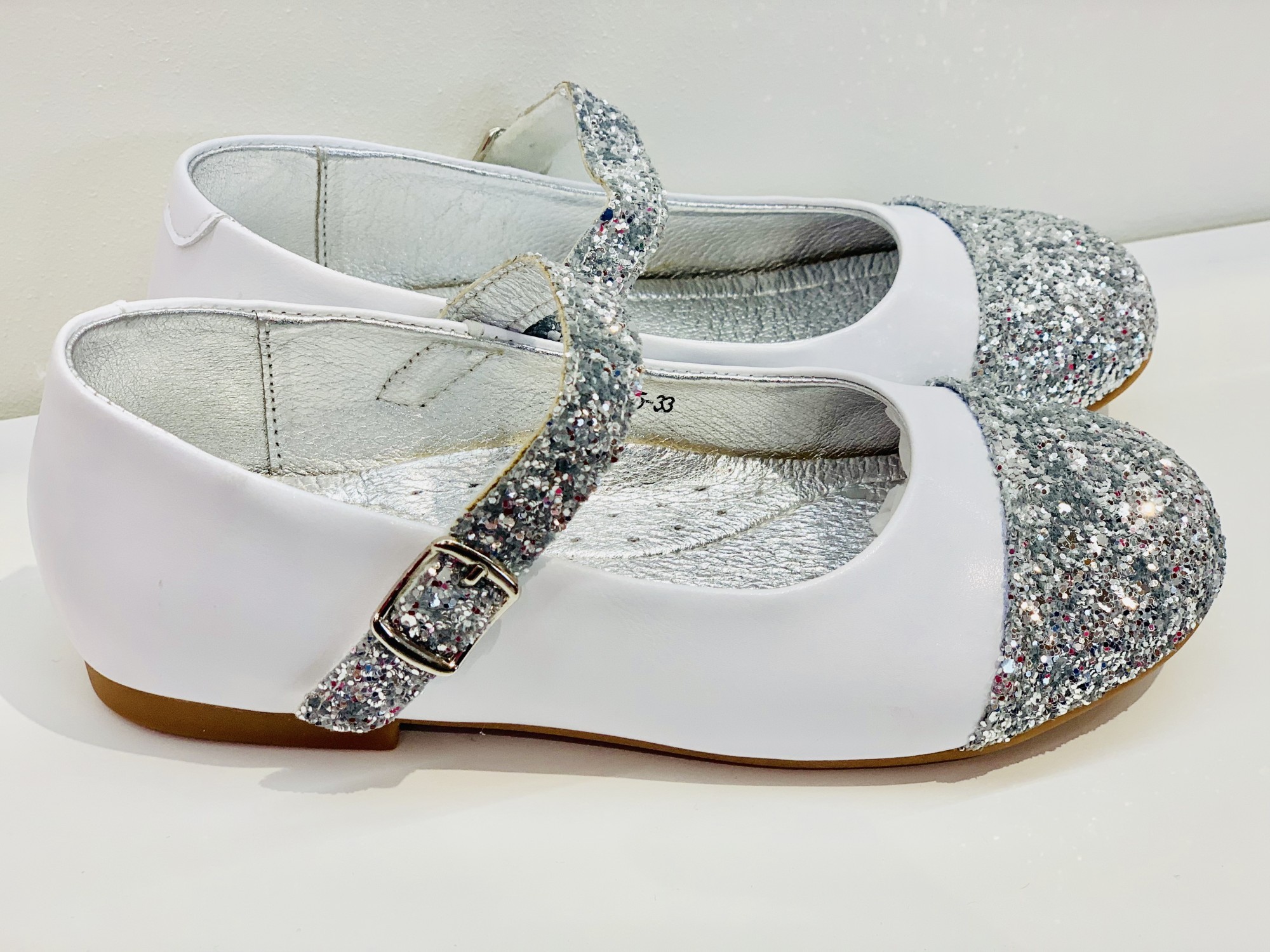 

Туфли EVIE shoes Cindy 35 White Glitter (196-1L 35)