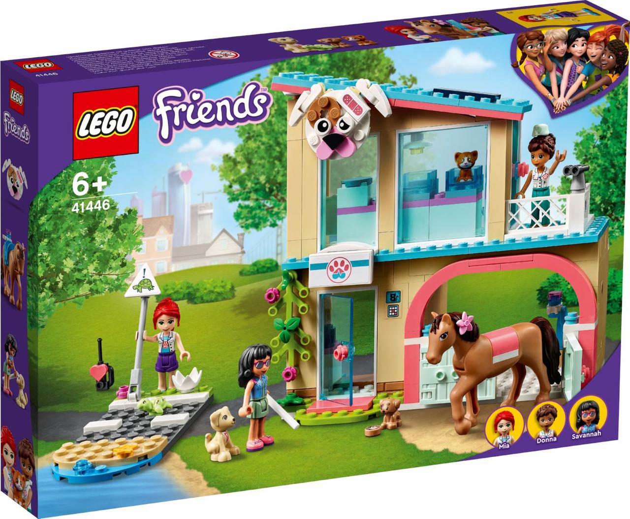 

Lego Friends Ветеринарная клиника Хартлейк-Сити 41446