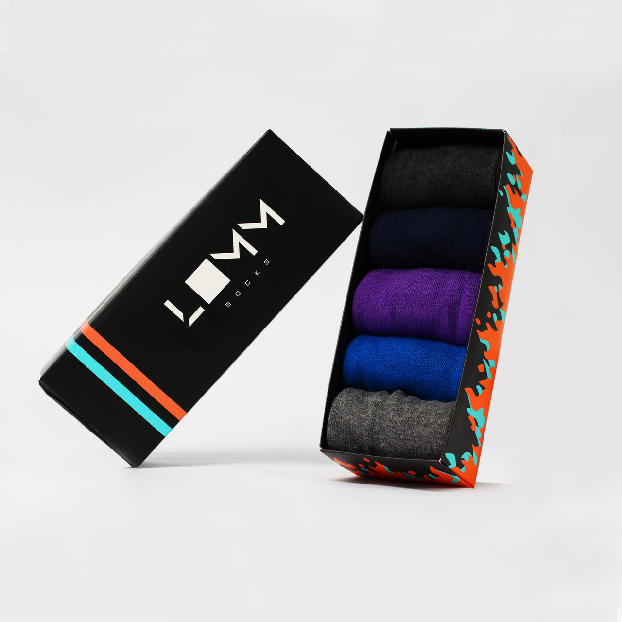 

Подарочный набор 5 пар носков в коробке Classic MEN Box - разноцветные, Подарочный набор 5 пар носков в коробке Classic MEN Box 36-44 разноцветные