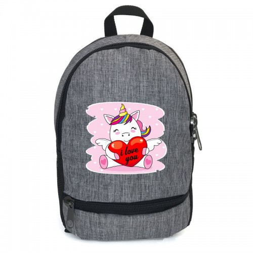 

Рюкзак детский Единорог 0024 ( Unicorn ) Moon Unicorn EDN-0024 grey серый