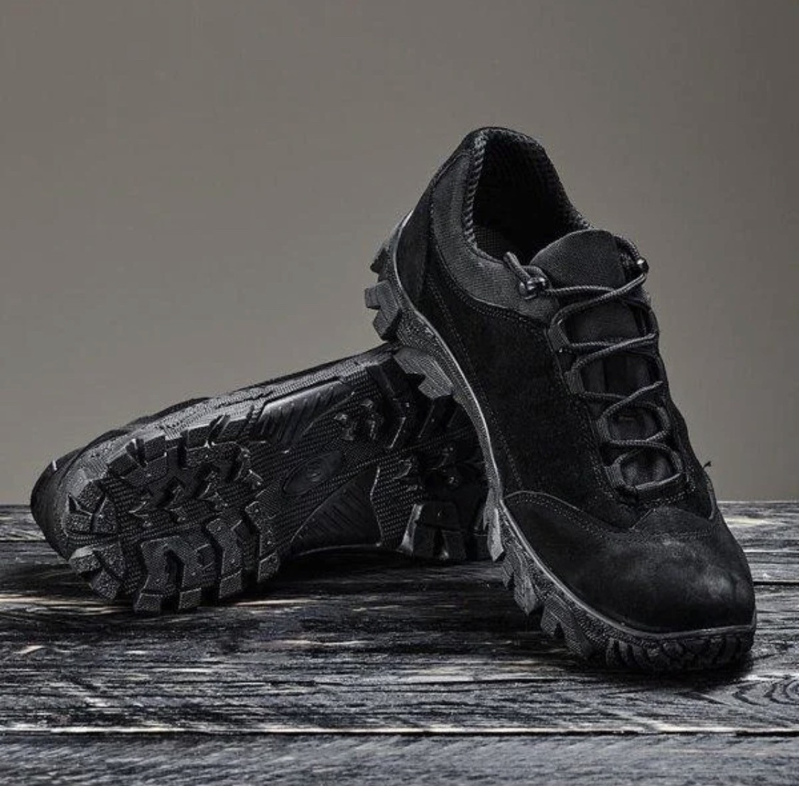 

Кроссовки тактические летние PATROOL ENERDGY BLACK натуральная кожа р.44