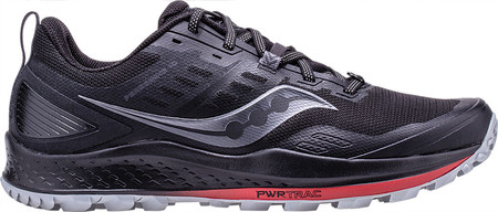 

Мужские кроссовки Saucony Peregrine 10 Trail Running Shoe Black/Red Trail Specific Mesh 42.5