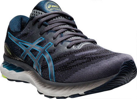 

Мужские кроссовки ASICS GEL-Nimbus 23 Running Sneaker Carrier Grey/Digital Aqua 48