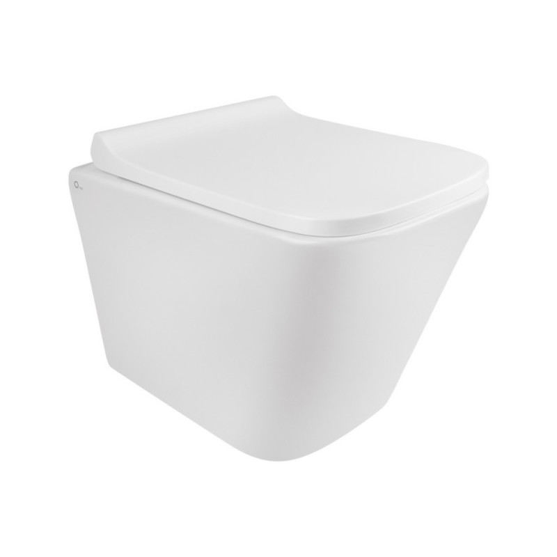 

Унітаз підвісний Qtap Tern безобідковий з сідінням Slim Soft-close QT1733052ERW