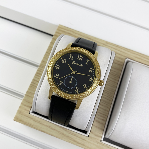 

Часы наручные Guardo 10420 Black-Gold
