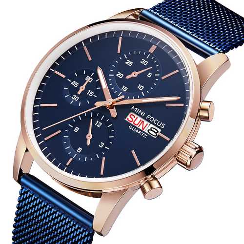 

Часы наручные Mini Focus MF0180G Blue-Cuprum-Blue