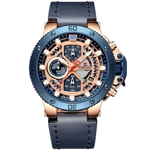 

Часы наручные Naviforce NF9159 Blue-Cuprum