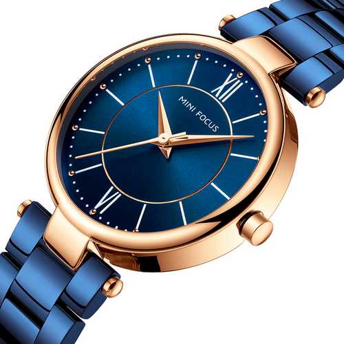 

Часы наручные Mini Focus MF0189L Blue-Cuprum