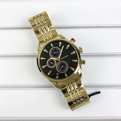 

Часы наручные Guardo 011653-4 Gold-Brown