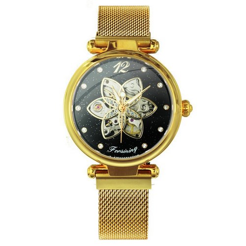 

Часы наручные Forsining 1171 Gold-Black