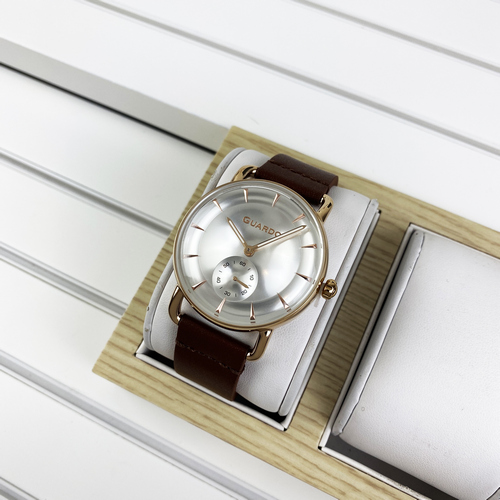 

Часы наручные Guardo B01403-05 Brown-Cuprum-White