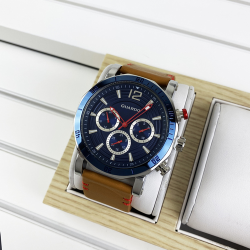 

Часы наручные Guardo 11253-2 Brown-Silver-Blue