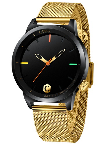 

Часы наручные Chronte John Gold-Black