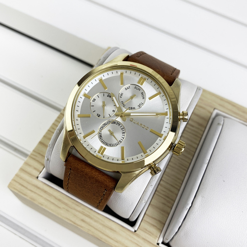 

Часы наручные Guardo 011648-5 Brown-Gold-White