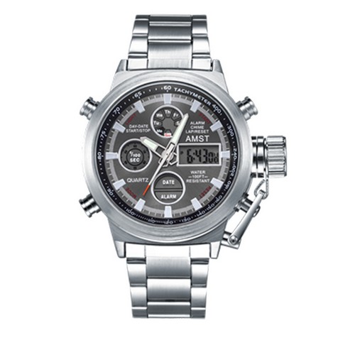 

Часы наручные AMST 3003M Silver-Black Metall