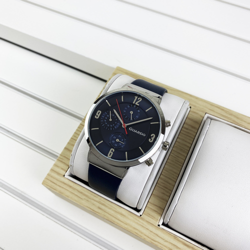 

Часы наручные Guardo B01312-3 Blue-Silver