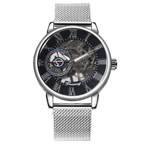 

Часы наручные Forsining 1040 Silver-Black