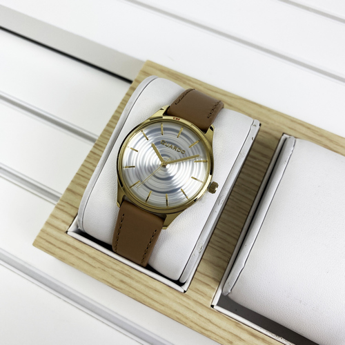 

Часы наручные Guardo B01253(1)-3 Brown-Gold-White