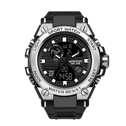 

Часы наручные Sanda 739 Black-Silver