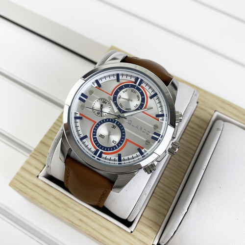 

Часы наручные Guardo 012313-2 Brown-Silver-White