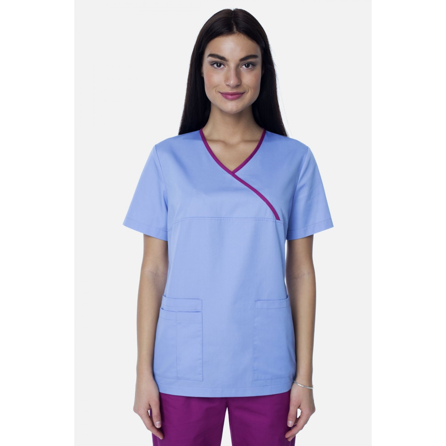 

Блуза TopDoc Viola 306 Стандарт  Голубая лагуна, Блуза TopDoc Viola 306 Стандарт 46 Голубая лагуна