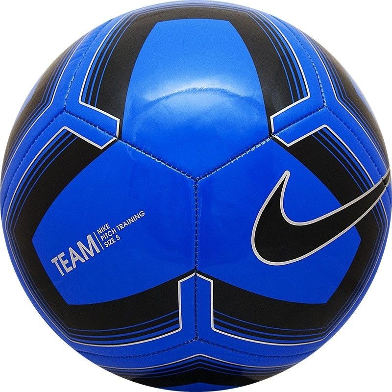 

Мяч футбольный Nike Pitch Training SC3893-410 №5 Сине-черный (1066)