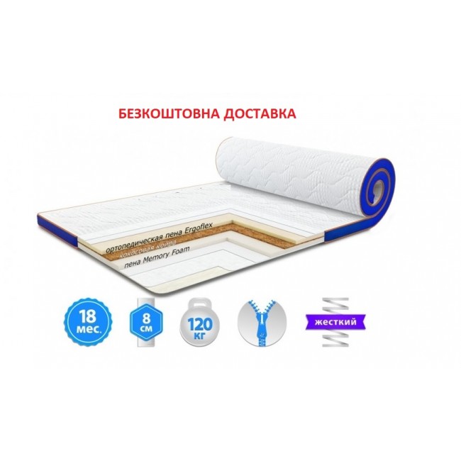 

Футон Sleep&Fly Memo 2 в 1 Kokos Жакард 200х200 см