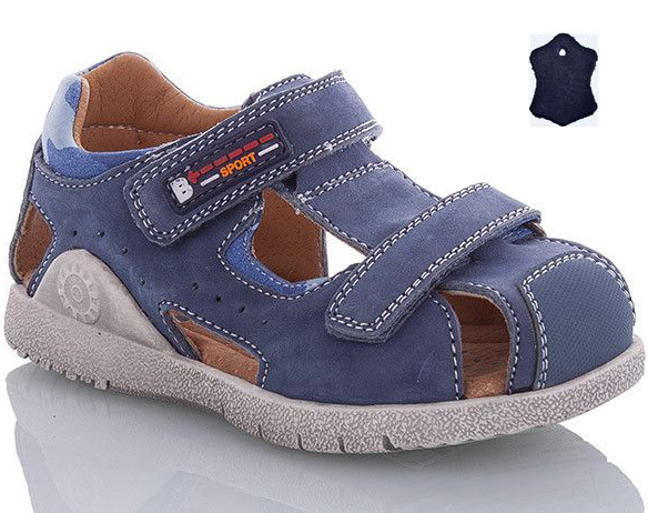 

Кожаные сандалии TTTOTA MA1373-17 19 Голубой